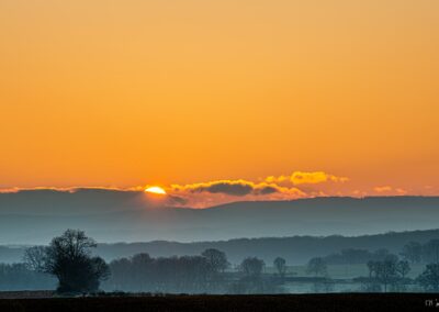 The Rising Sun Over The Morvan